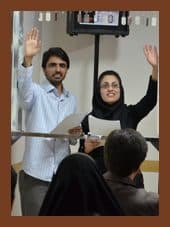 گزارش تصویری نمایشنامه خوانی ( با من مثل دریا )