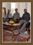 دیدار با تعدادی از هنرمندان سید به مناسبت فرارسیدن عید غدیر