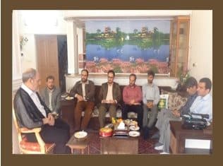 مراسم دیدار و تجلیل کارکنان حوزه هنری زنجان با شاعر اهل بیت حاج غلامرضا عینی فرد