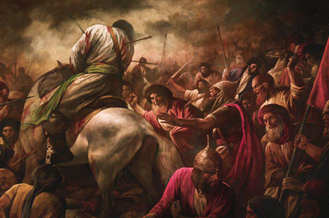 تابلوی عرش بر زمین افتاد