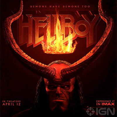 پوستر جدید ریبوت فیلم هل بوی (Hellboy )