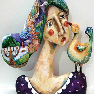 تصویرسازی در غالب مجسمه‌ - الهه میرباباییان