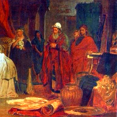 مسیح در حال زنده کردن دختر جایروس