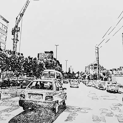 جز از کل با آثاری از کاویان هازلی در گالری والی برپاست